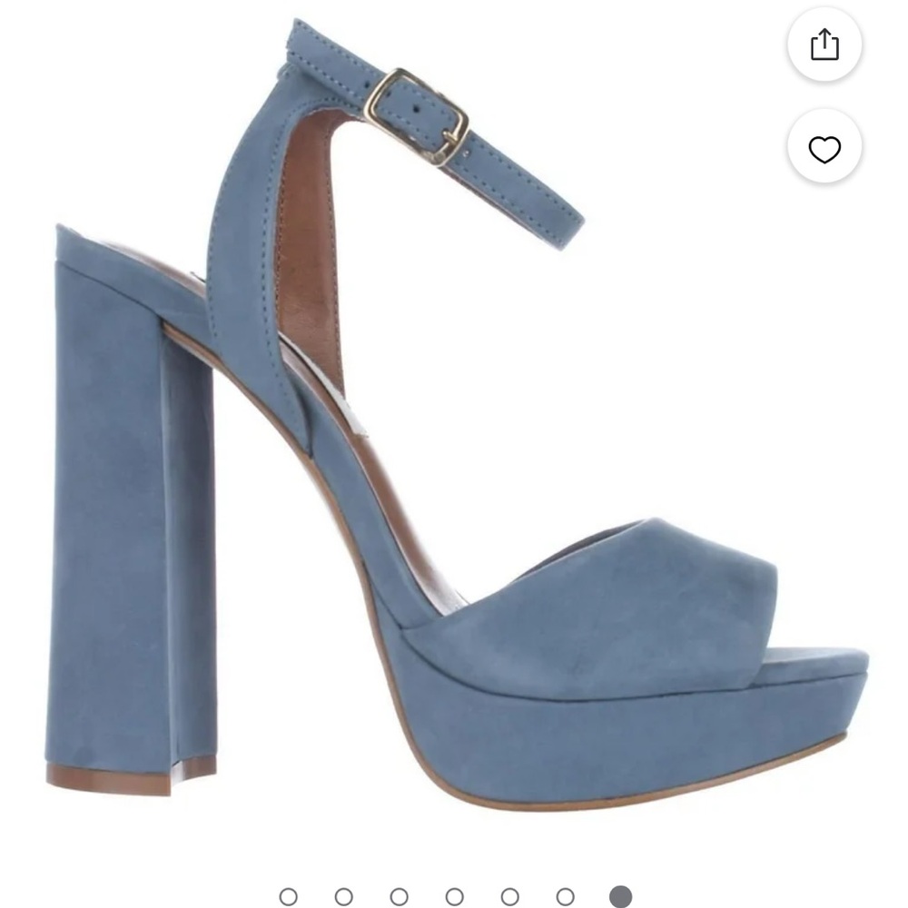 Steve Madden Light Blue Platform Kierra Heels - Picture 10 of 11